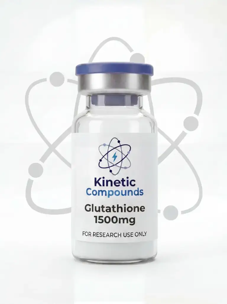 Kinetic Compounds Glutathione 10mg lyophilized research compound vial label