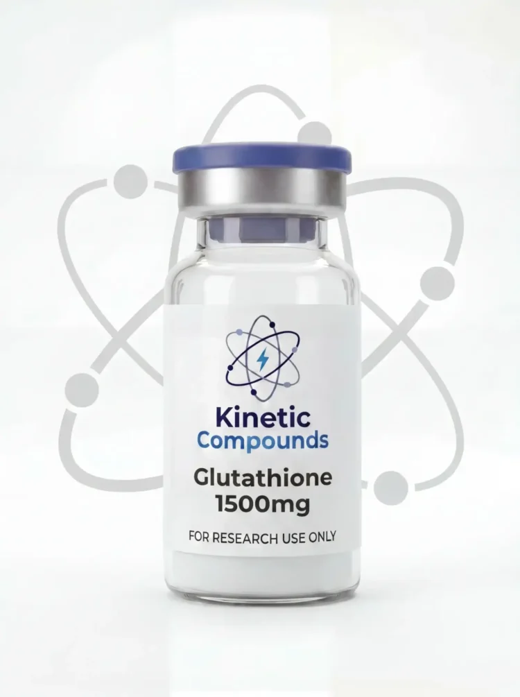 Kinetic Compounds Glutathione 10mg lyophilized research compound vial label