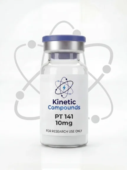 Kinetic Compounds PT-141 10mg lyophilized melanocortin research peptide vial label