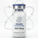 Kinetic Compounds SS-31 Elamipretide 10mg lyophilized mitochondrial research peptide vial label